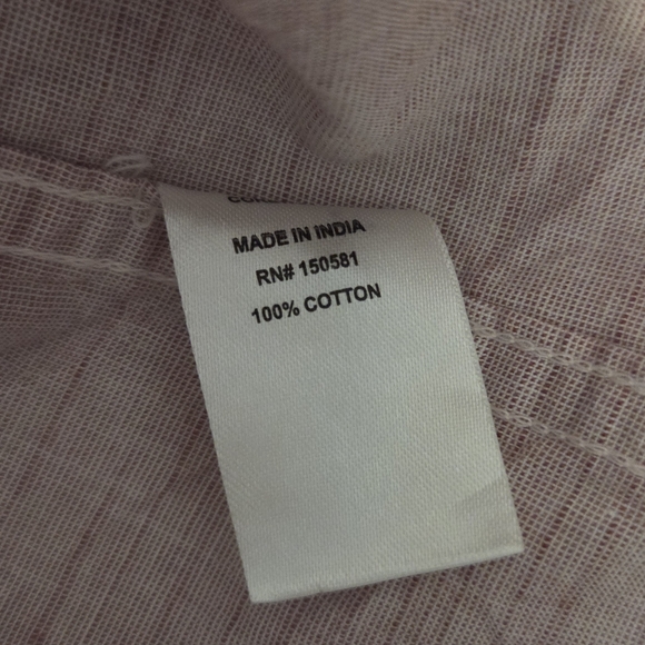 Flag and Anthem Button Down Dress Shirt Mens Size XXL - Picture 9 of 11